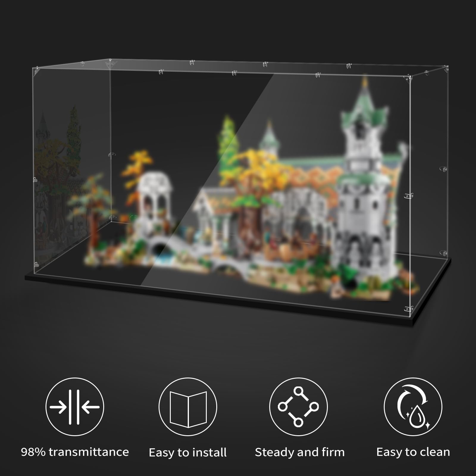 Amazon.com: LILIKAKA Display Case for Lego 10316 The Lord of The