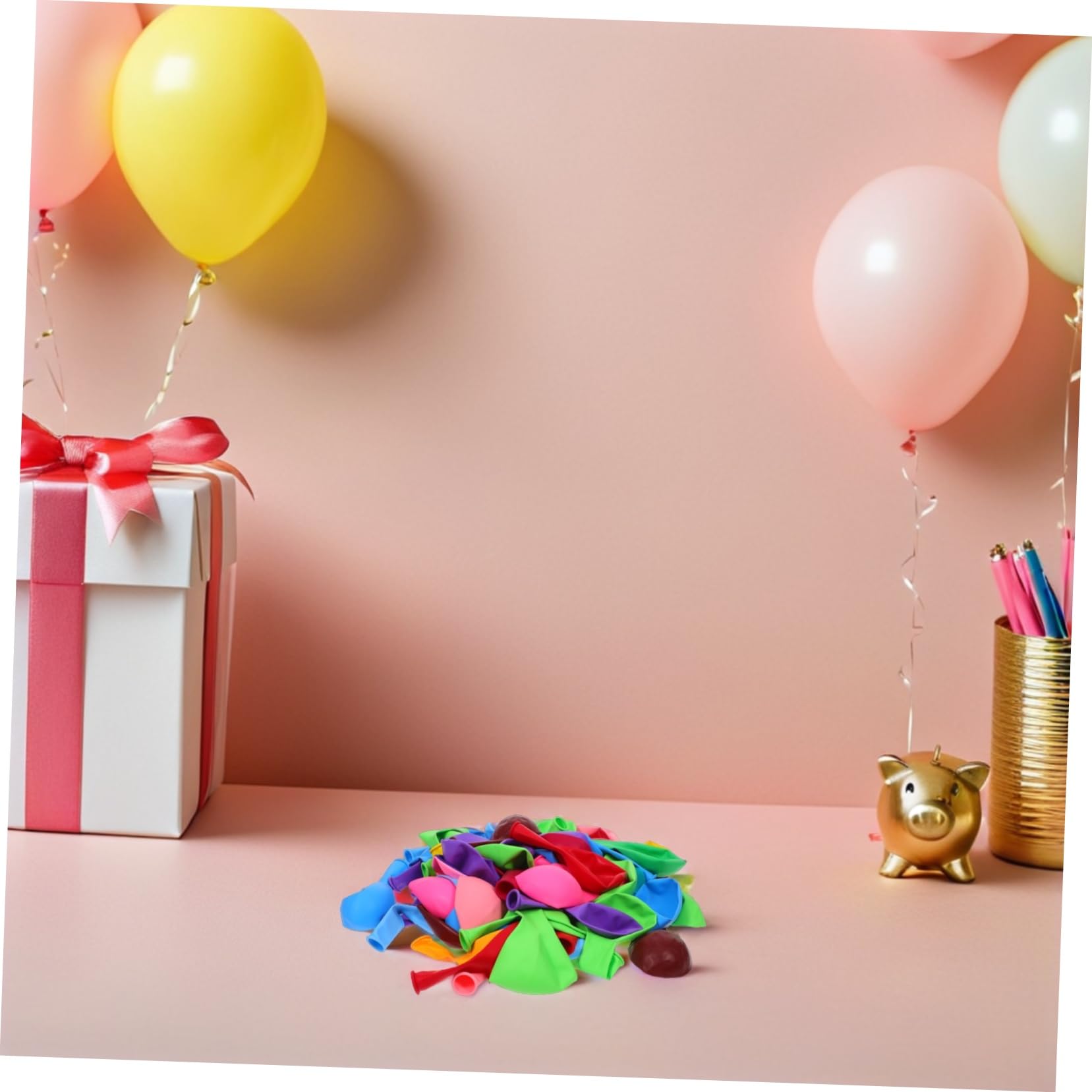 Globos Decorativos de Látex Surtidos, 200 Unidades para Fiesta