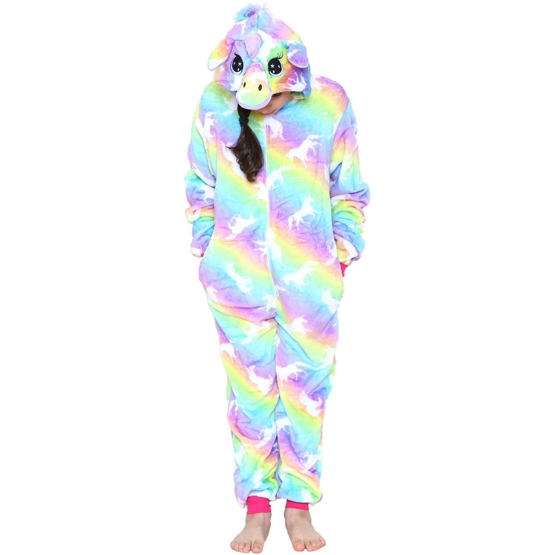 Grenouillère enfant douce et moelleuse motif 3D licorne - 6