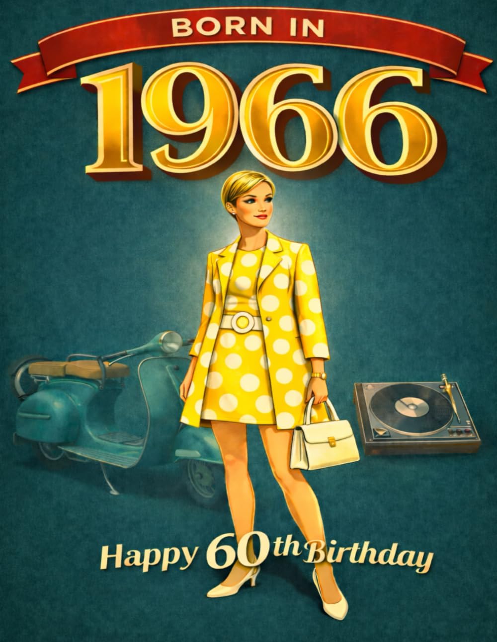 Born 1966 | Happy 60th Birthday: 1966 Memories, Milestones & Moments – A Classic 60th Birthday Gift (The Year You Were Born Book Series)