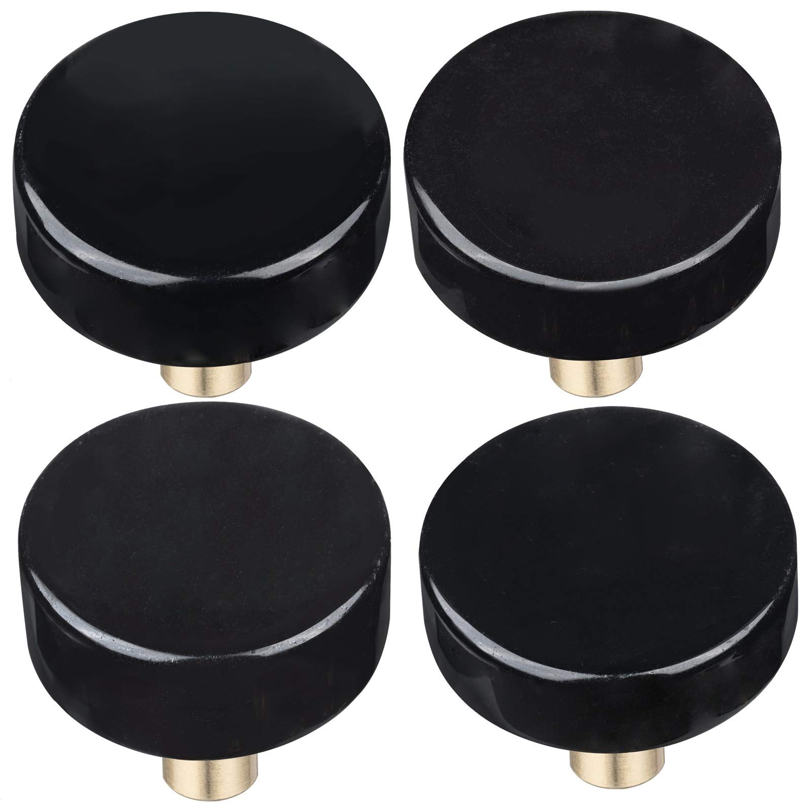 Boutons de tiroir en obsidienne mookaitedecor x4 avec vis pour commode
