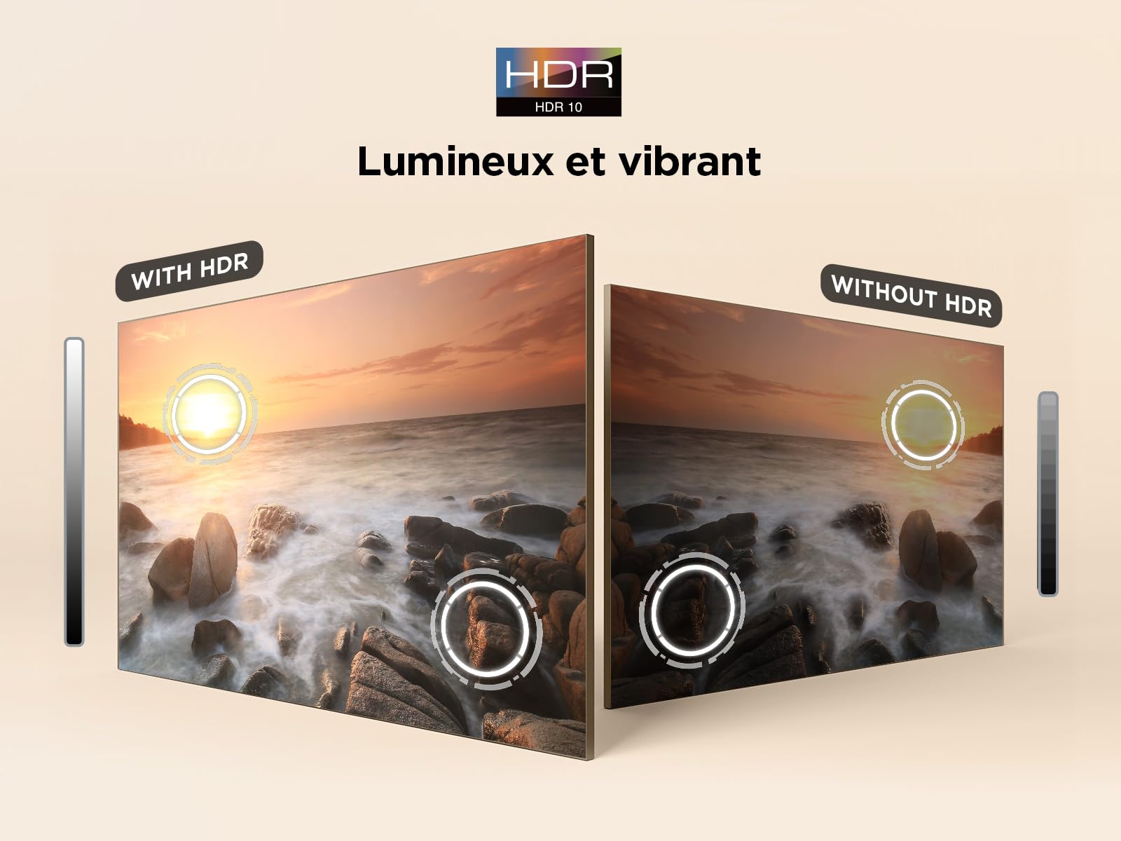 TCL 32SF540 - Téléviseur Intelligent 32 Pouces FHD - HDR & HLG-Dolby Audio-DTS Virtual X/DTS-HD-Metal Bezel-Less-Dual-Band WiFi 5-avec système Fire OS 7