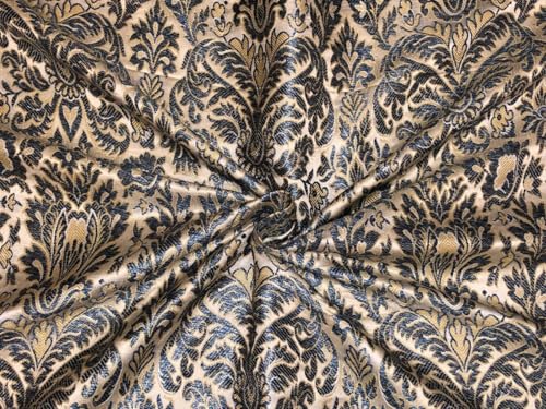 Tissu brocart de soie ivoire BRO1005 pour vos robes de soirée et vestes jacquard