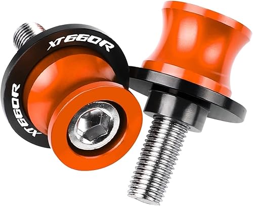 Tornillo de soporte para motocicleta M6, balancín trasero, carrete deslizante CNC para Yamaha XT660R XT660 R XT 660 R 2004-2017 (color  B, tamaño