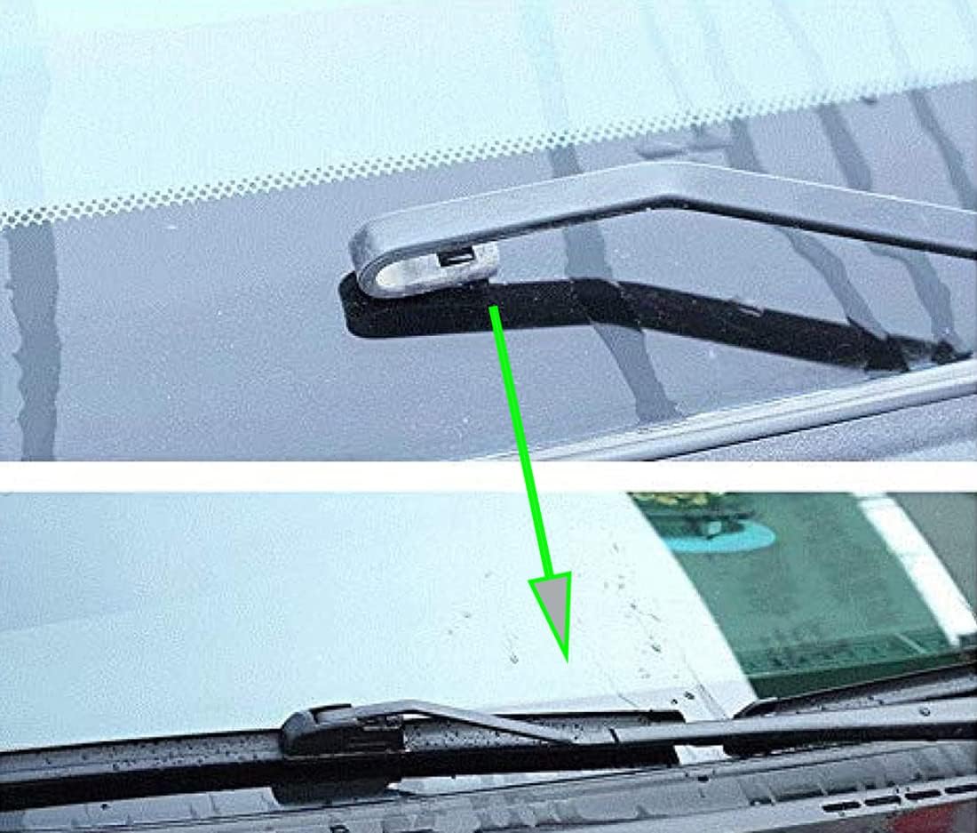 Wiper Blades Front Windscreen Wipers for Teana J32 2008-2013 Windshield Wipers Replacement Blades for Car Window 650mm+425mm fit U J Hook Arms,Front Window 2pcs A-Style