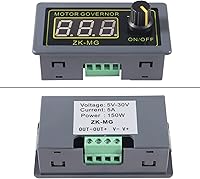 Vista 2 de Alinan Controlador de velocidad del motor de CC PWM 5V 12V 24V 150W con generador de señal PWM módulo controlador