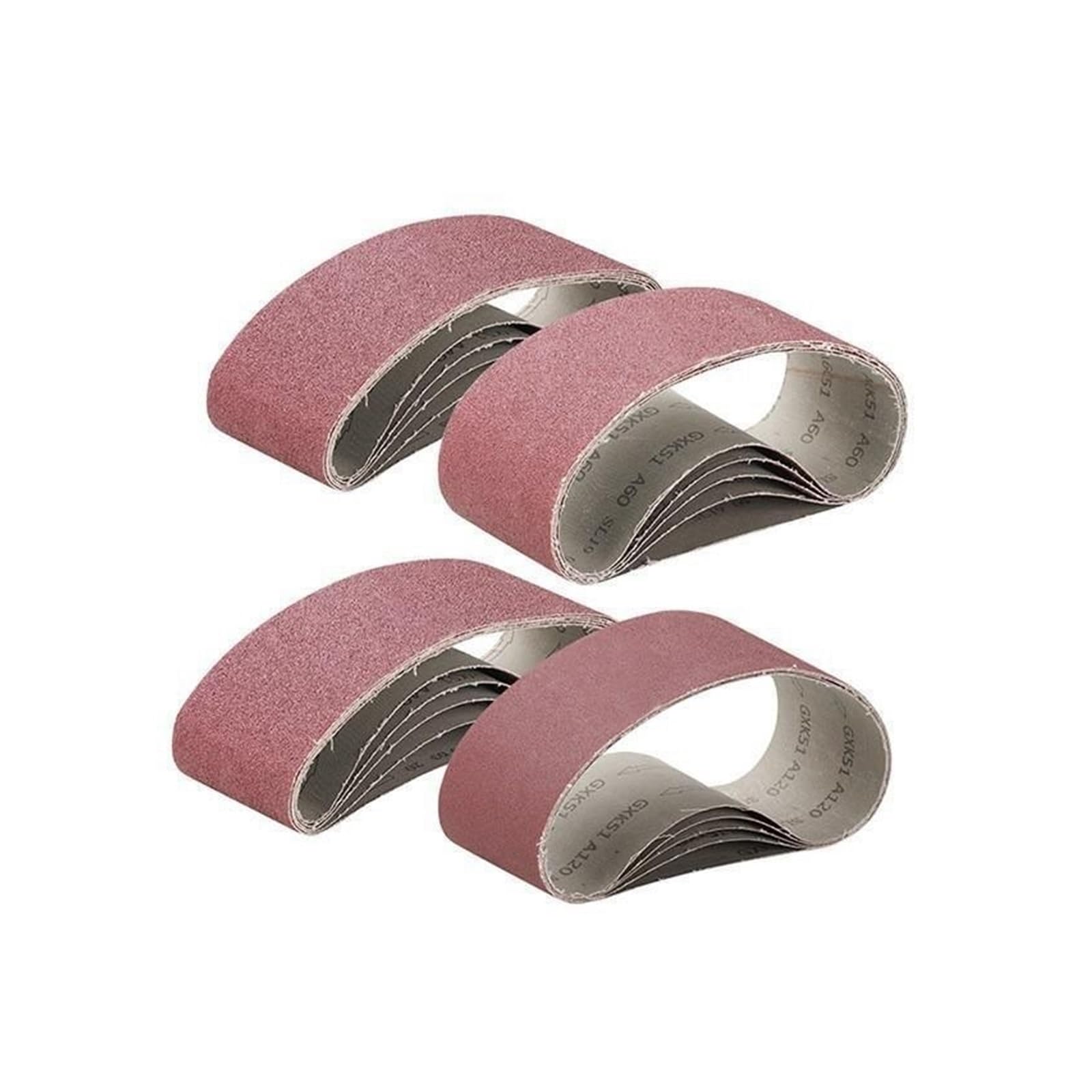 Nastro abrasivo, Nastri abrasivi in ​​ossido di alluminio 10 pezzi 100x610mm grana 40-800 for lucidatura con levigatrice(10Pcs 320 Grit)