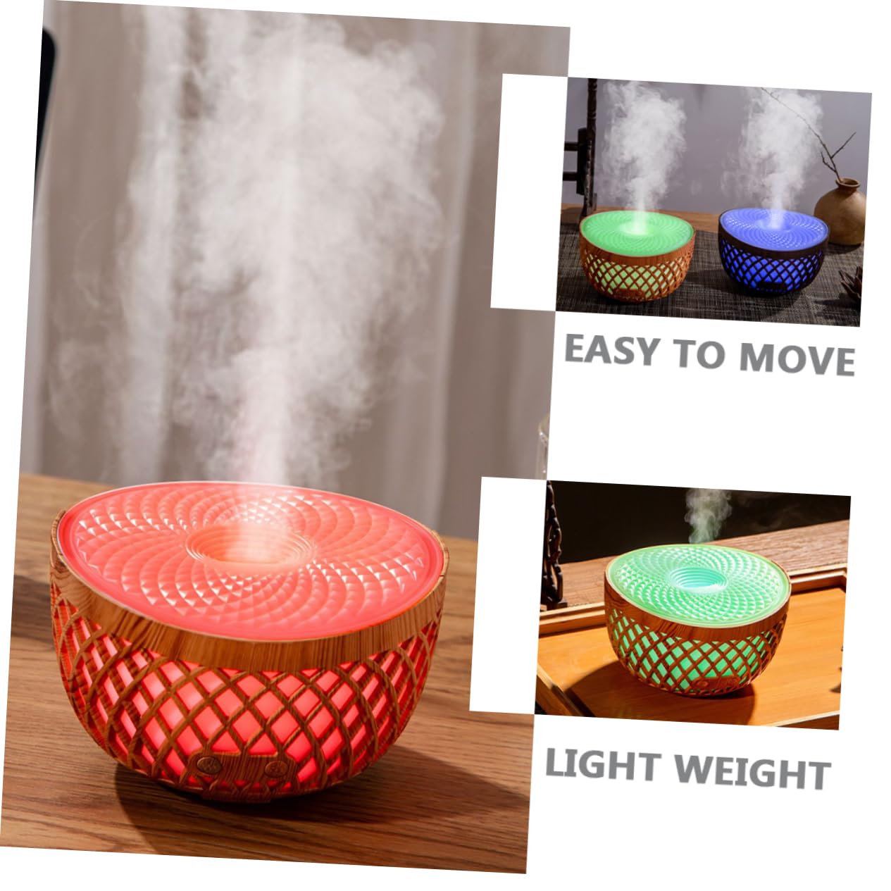 Mobestech Diffusore Oli Essenziali Decorativo Umidificatore Per Scrivania Mini Diffusore Fili Per e Relax Atmosfera Rilassante e Aria