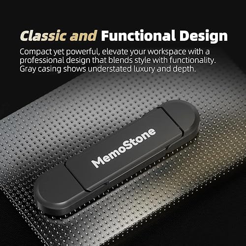 Miniatura 4 de KingSpec MemoStone SSD externo de 1 TB, USB 3.2 Gen2 Interfaz AC de doble tipo, hasta 540 MBs, unidad de estado sólido portátil perfectamente