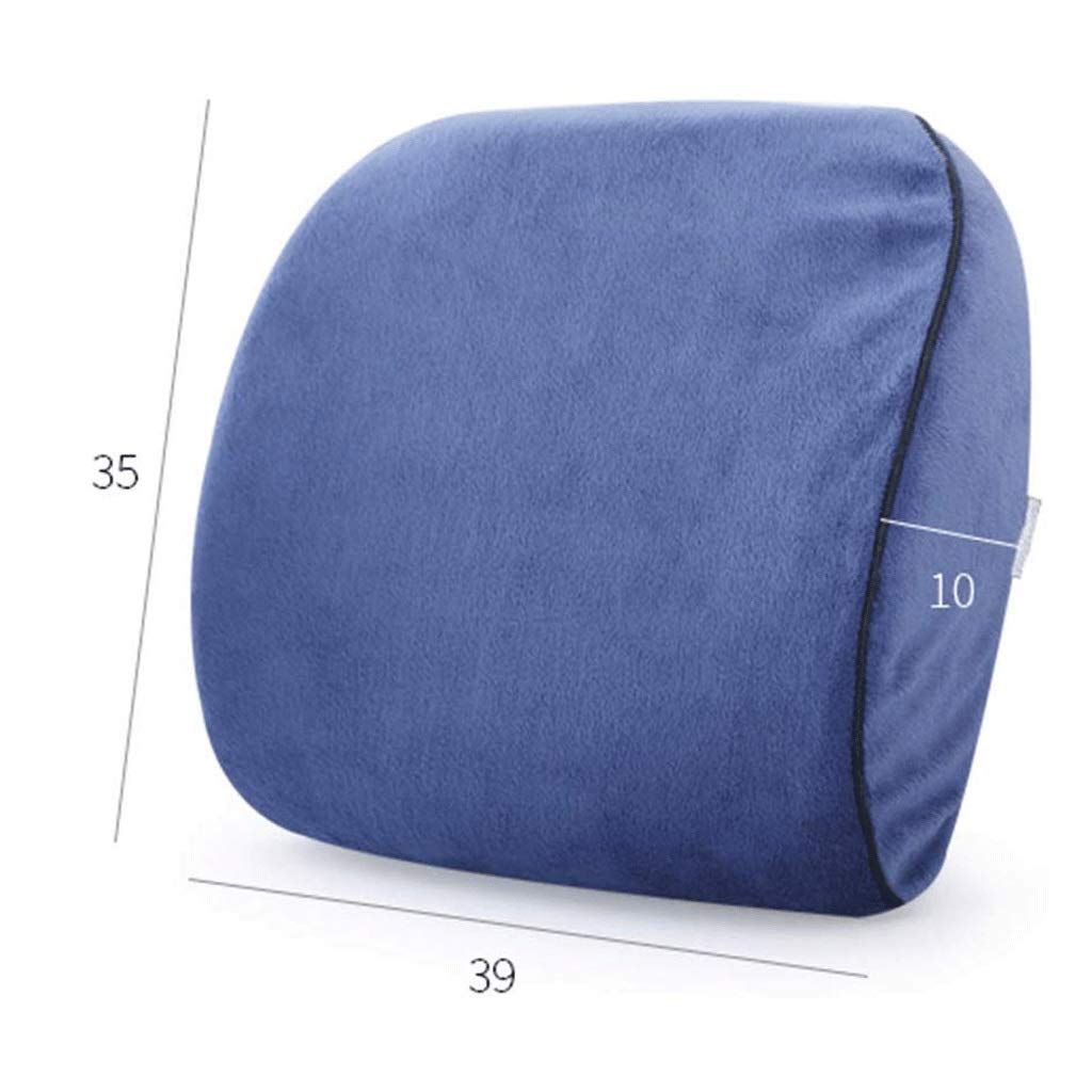 Coussin-mémoire Lombaire Coton Lombaire Chaise de Bureau Coussin ceinture Taille Coussin d'assise Maternelle Pad Lombaire Retour Voiture Massage Coussin Lombaire