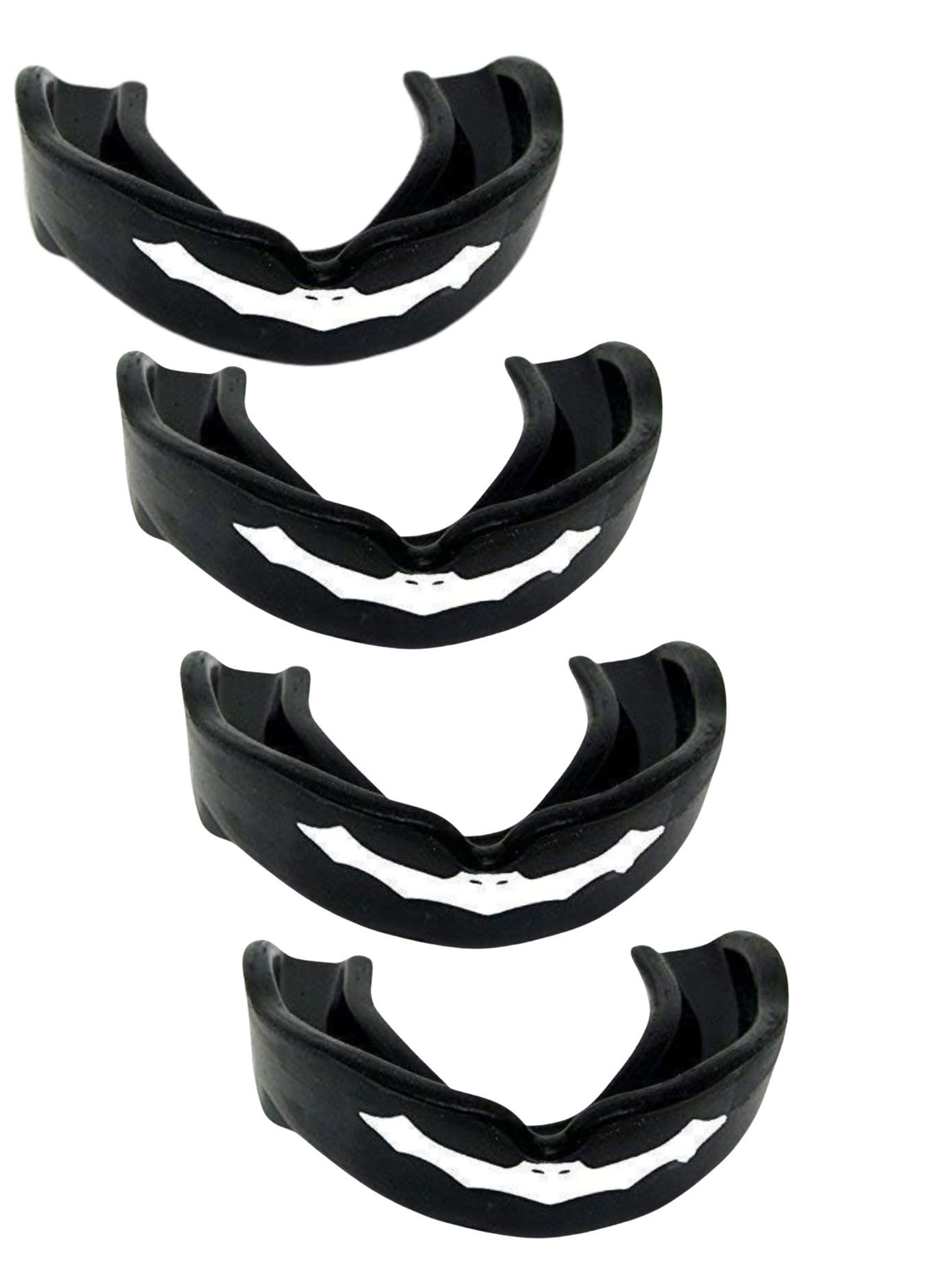 4 x Senior BAT Mouth Guard's Gum Shield SHIHAN Power-Sports Senior, Rugby, UfWrestling Mouth Guard 4 Pack