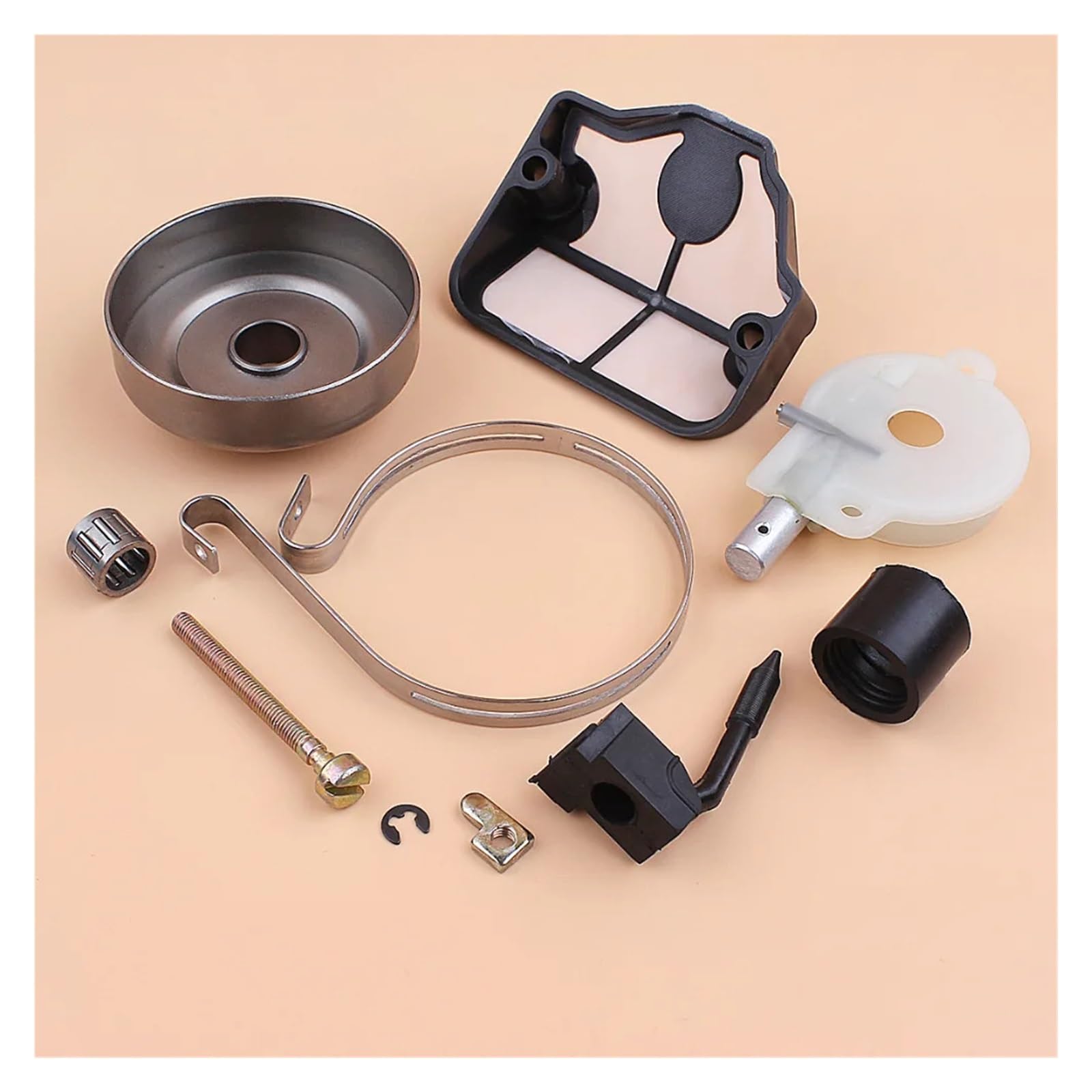 Kit tamburo frizione di ricambio, pompa olio, tendicatena e fascia freno adatti for motoseghe a gas 142 141 137 136 36 41