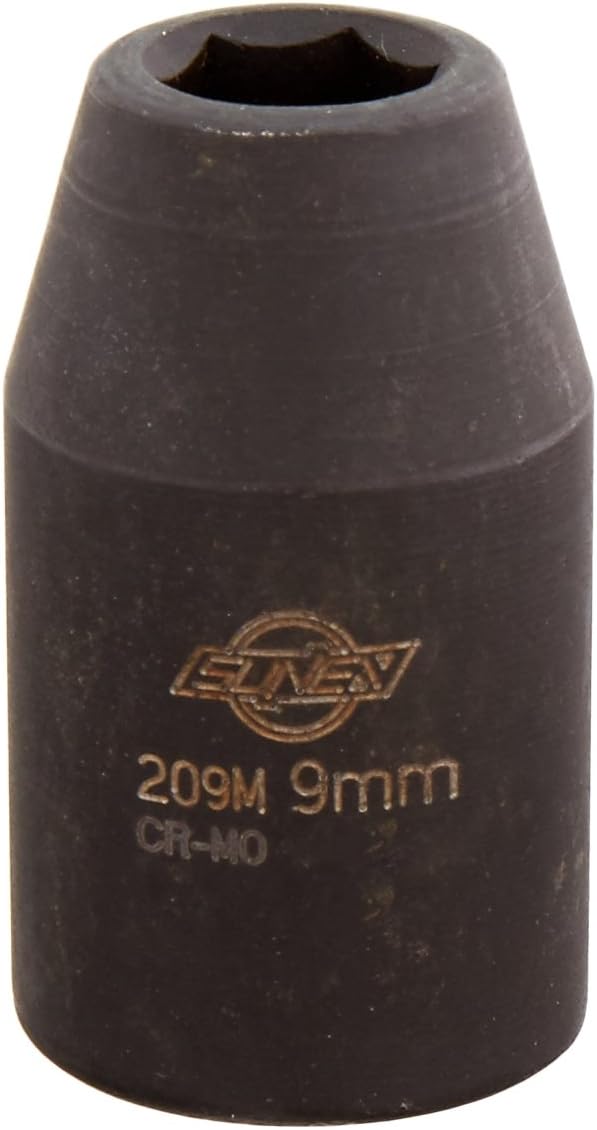 Sunex 209m 1/2-Inch Drive 9-mm Impact Socket