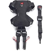 Zolux Travel Safe Car Safety Harness for Dogs ISOFIX + Top Tether Crash Tested Size S 2-10 kg Black Adjustable Washable at 30  C