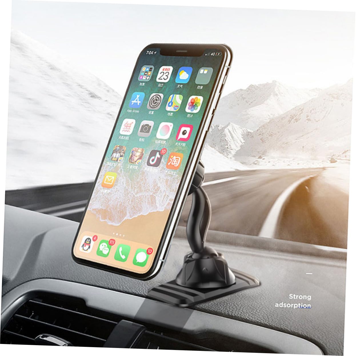 DOITOOL 3 Soportes Magnéticos para Salpicadero De Coche Rotación De 360 ​​Grados para Smartphones.