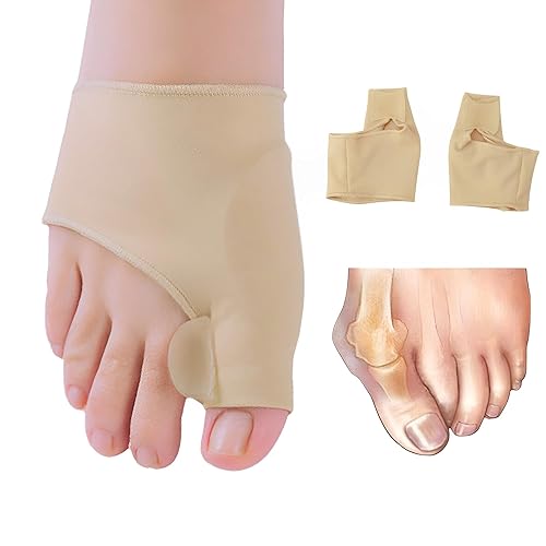 ERINSHOP Corrector de juanetes para aliviar el dolor Hallux Valgus férula de juanetes alisador ortopédico almohadilla separadora de gel superpuesta
