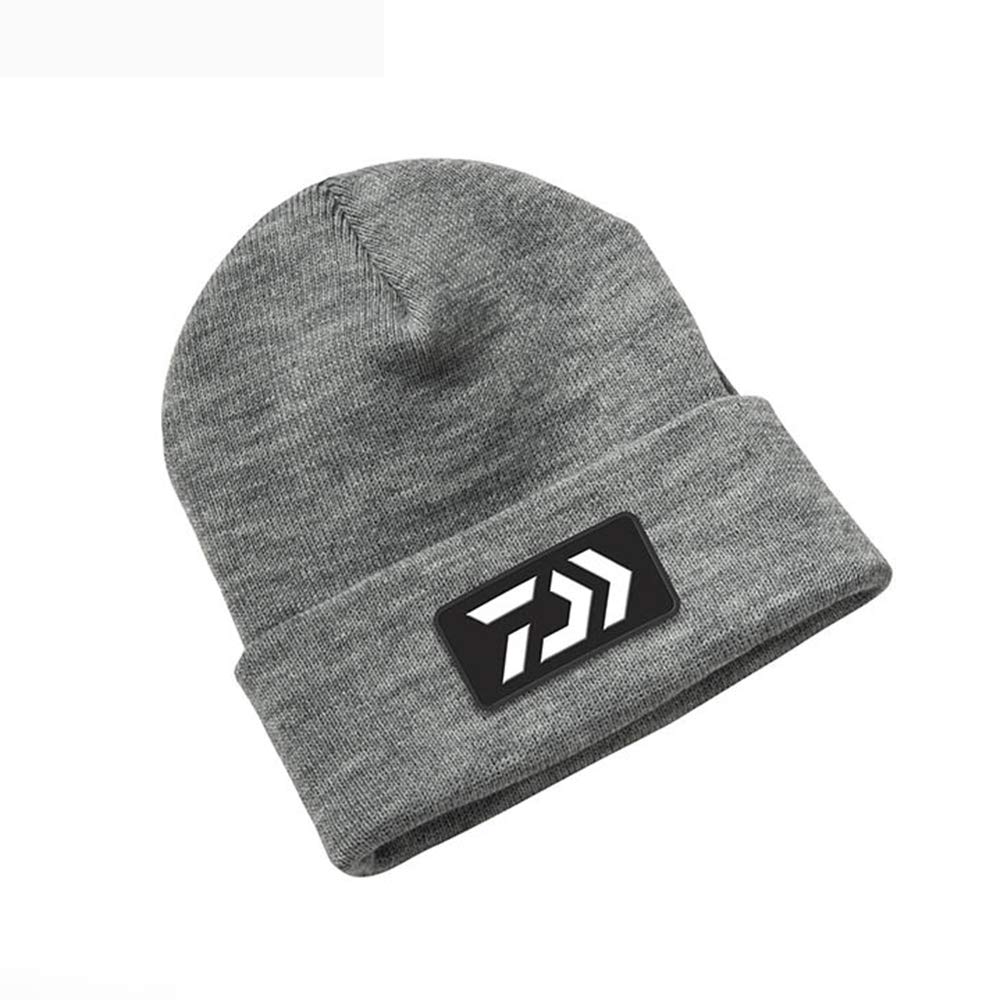 Daiwa Fishing Knit Beanie D-Vec-Knit Roll Up Beanie Grey