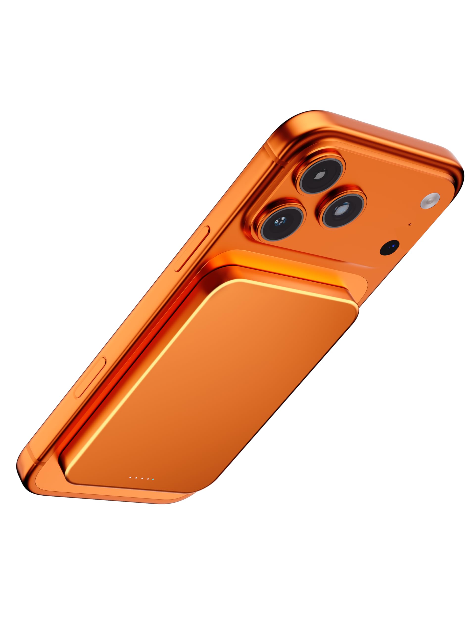 Kstime Magnetische Powerbank, 10000 mAh, 14 mm, ultradünnes Titan-Design, PD20W, kabelloses tragbares Ladegerät mit USB-C-Eingang und Ausgang, kompatibel mit iPhone 17/16/15/14/13/12 Serie(Grau)