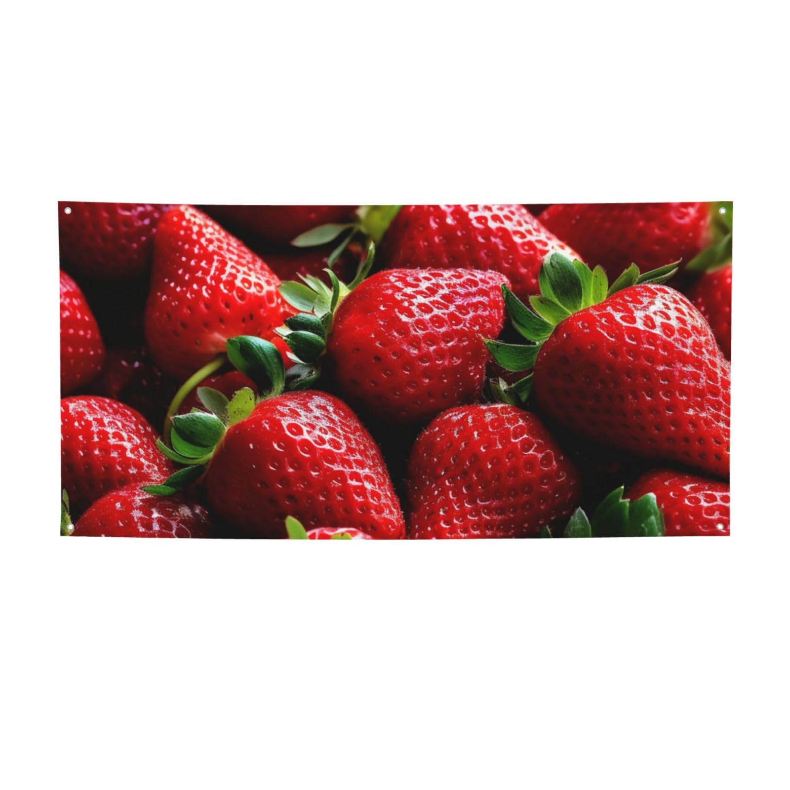 Banner Decorativo A Forma Di Fragola Per Festa Di Compleanno, Rosso E Verde, Perfetto Per Bambine