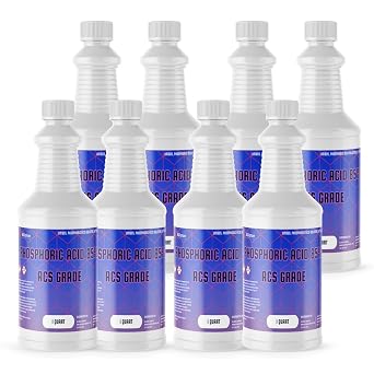 Alliance Chemical Phosphoric Acid 85% ACS Grade - 8 Quarts - Bulk Pack Phosphoric Acid Cleaner for Industrial Labs & Research