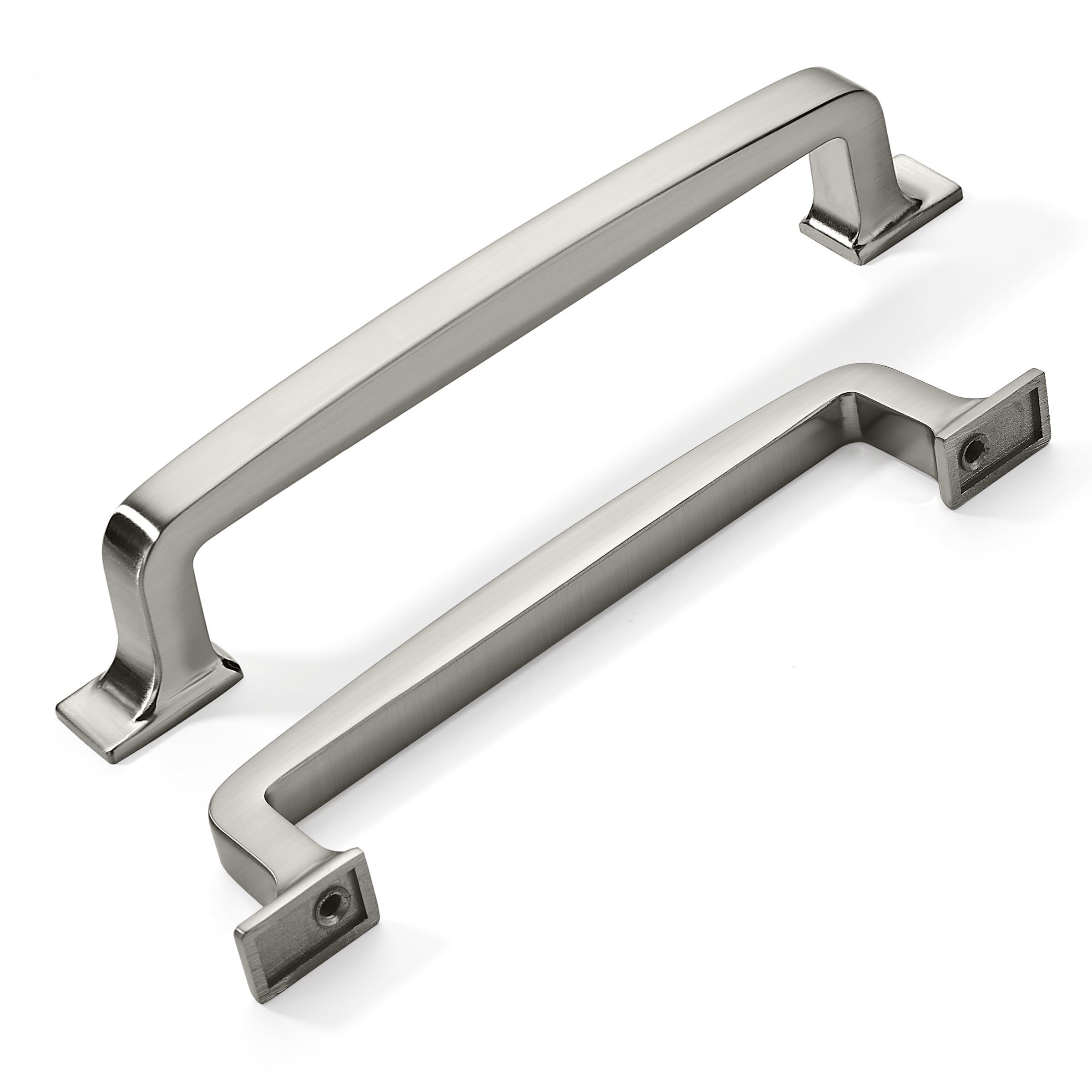 KHTUMEWARE 10 Pack 6-1/4 Inch Kitchen Cabinet Handles Cabinet Pulls Warm Brass Drawer Pulls Kitchen Cabinet Hardware Kitchen Handles for Cabinets Cupboard Handles Drawer Handles image