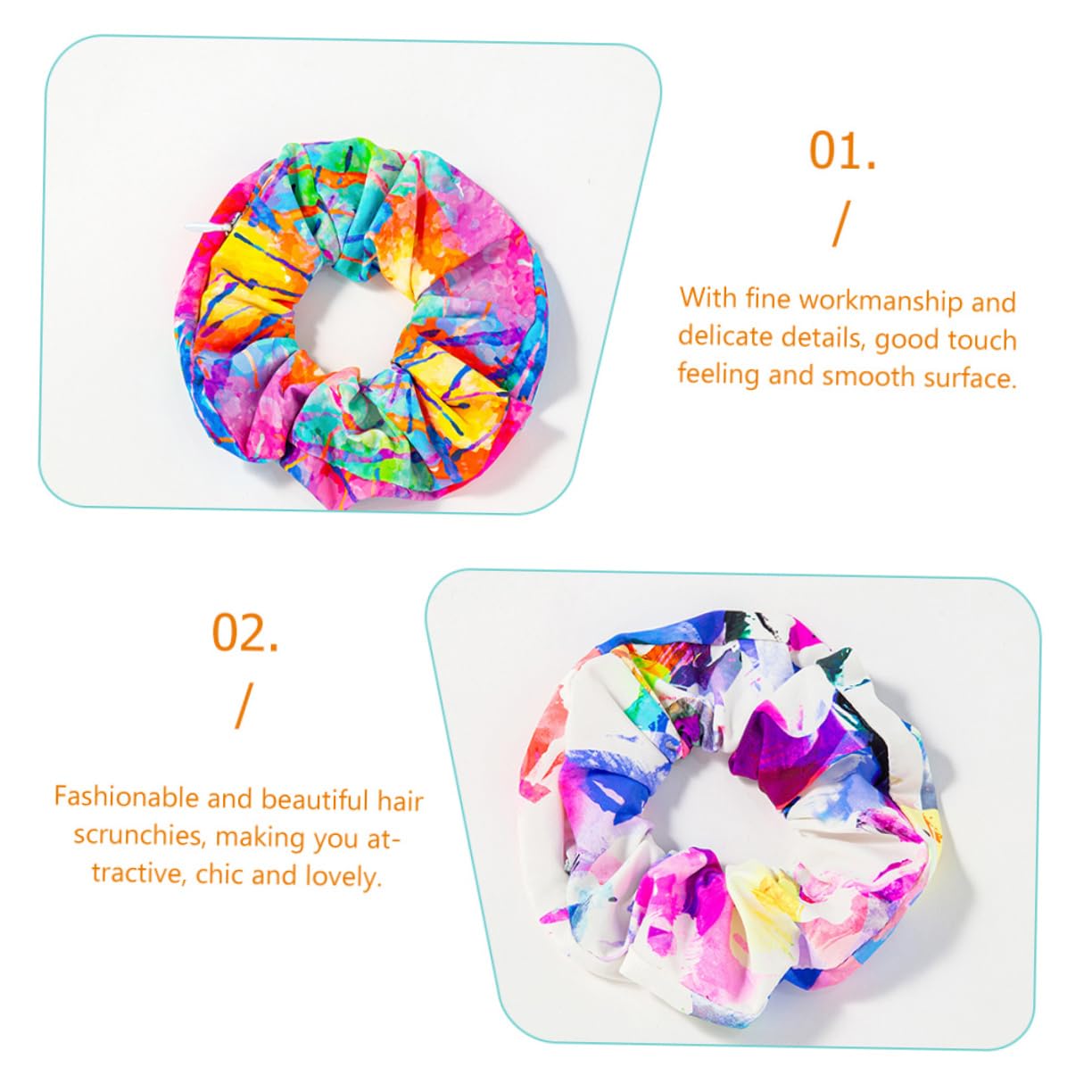 minkissy 16piezas Scrunchies Con Bolsillo Con Sujetadores De Coleta Accesorios Cabello Coloridos y Funcionales