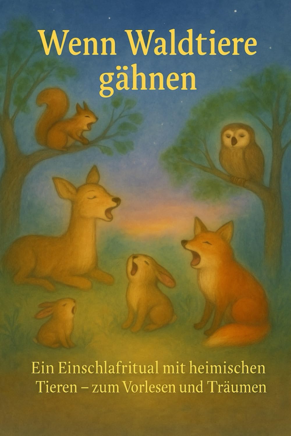 Wenn Waldtiere gähnen: Ein Einschlafritual mit heimischen Tieren - zum Vorlesen und Träumen