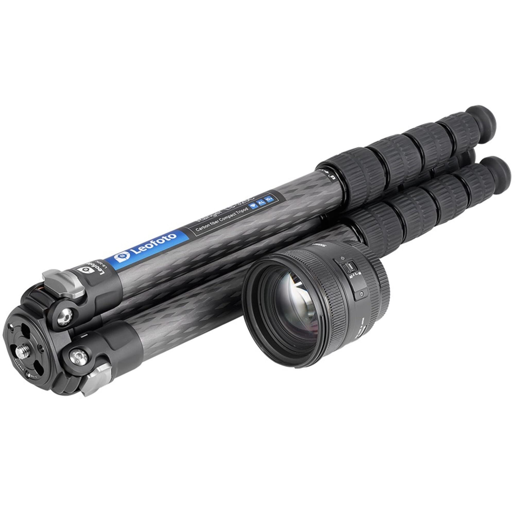 Leofoto Ranger - Statyw węglowy z głowicą kulową - nogi regulowane pod 3 kątami - idealny do fotografii makro - LS-285C+LH-36