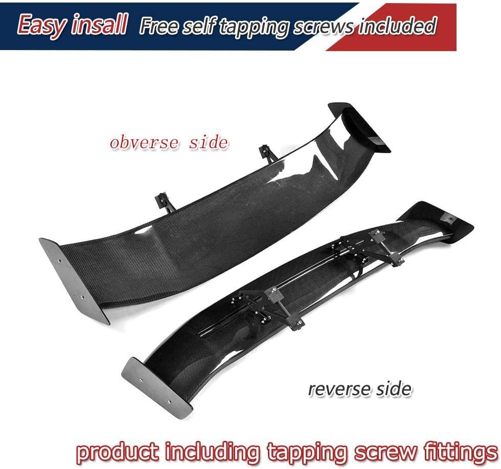 Rear Trunk Spoiler fits for BMW, Audi, Mercedes Benz,Volkswagen VW, Toyota and Nissan Universal Sedan 4-Door Rear Trunk Boot Lip Spoiler Wing