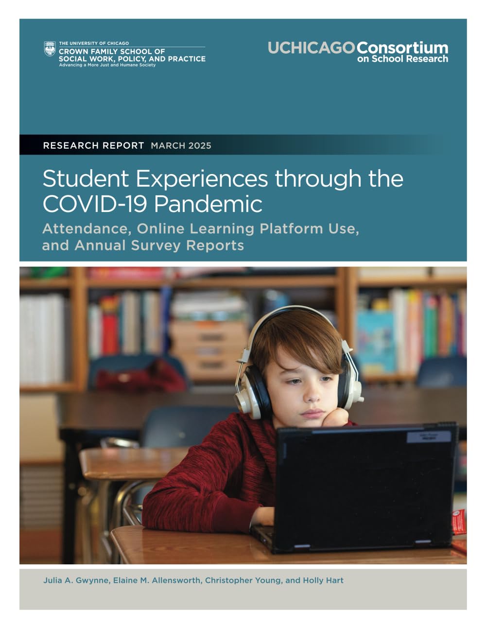 Student Experiences through the COVID-19 Pandemic: Attendance, Online Learning Platform Use, and Annual Survey Reports