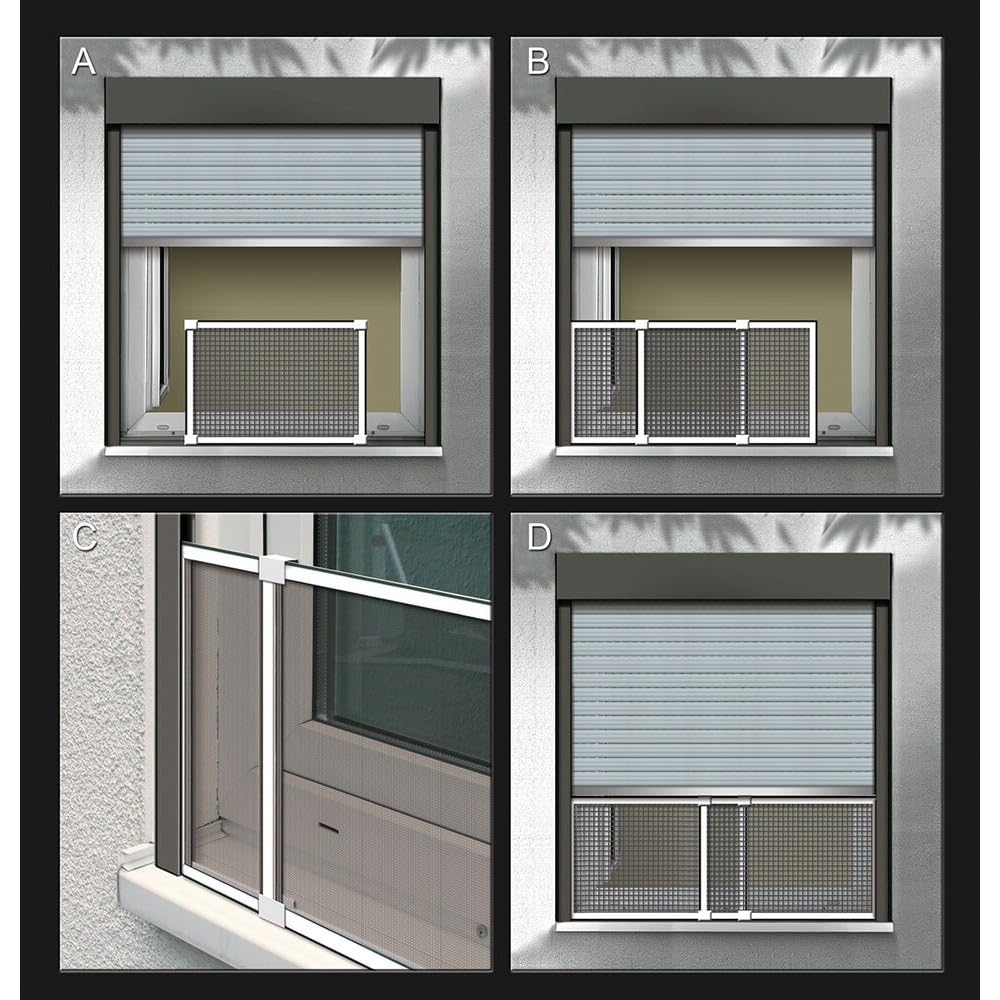 Schellenberg Insektenschutz Schiebe-Fenster Fliegengitter für Fenster NEU
