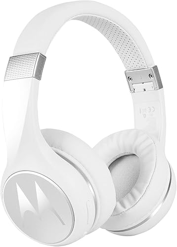 Motorola Escape 220 - Auriculares con cancelación pasiva de ruido, auriculares Bluetooth con micrófono, auriculares inalámbricos con batería de 24