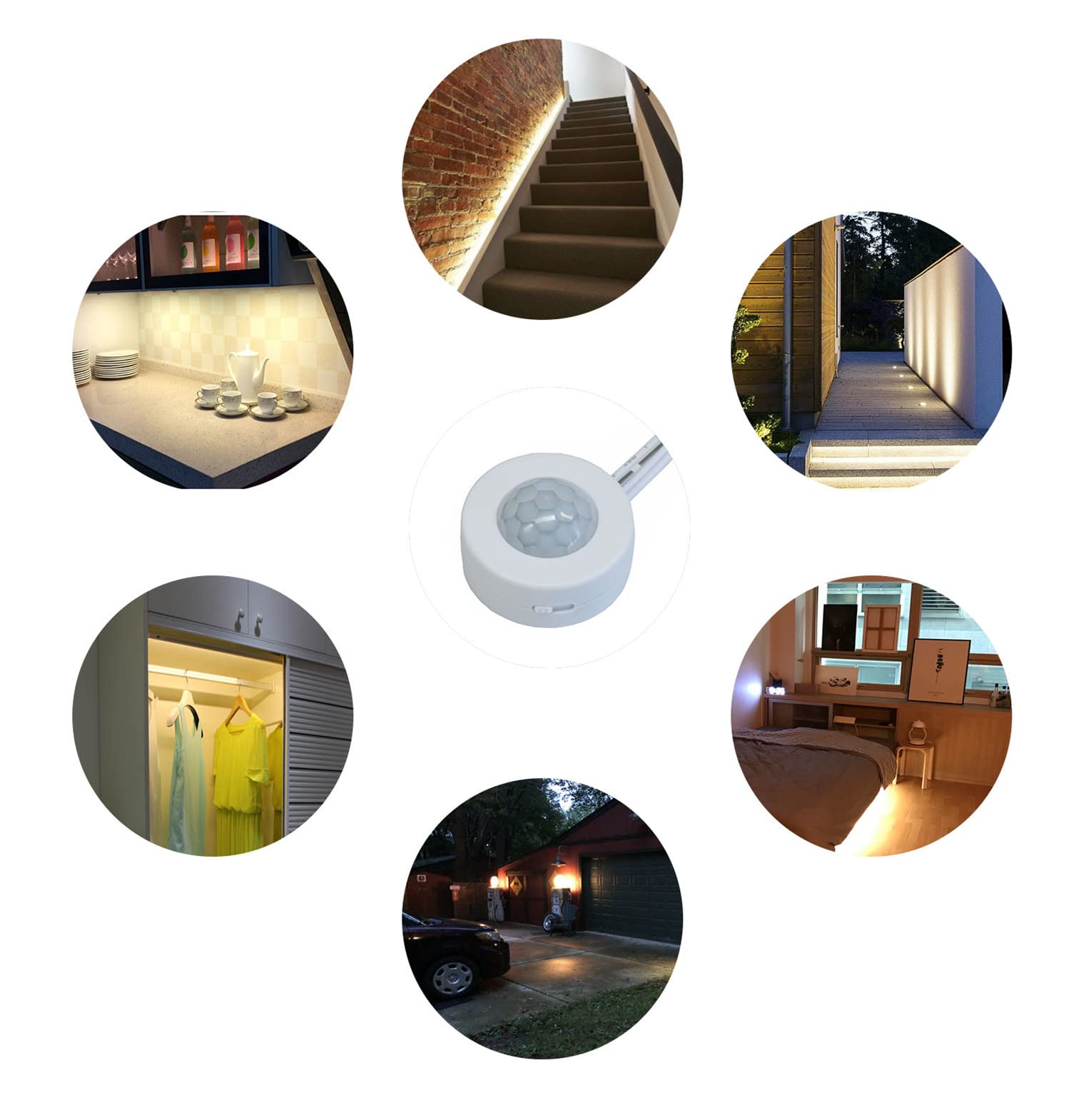 Berührungsloser Infrarot Sensor Schalter - 12V/24V DC Mit Zeitverzögerung, Bewegungserkennung 5-20cm