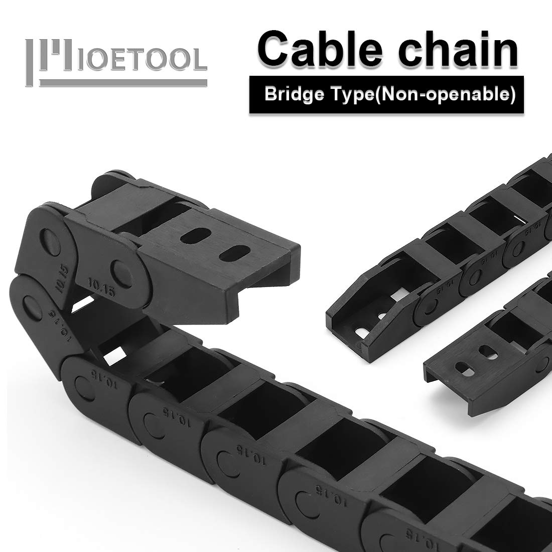 Catena Portacavi In Nylon R18 10x15mm, 1 Metro, Per CNC, Stampante 3D, Router