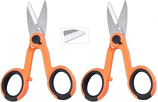 FYBOPTWU - 1pc Optic Fiber Cable Cutter Scissors Shears for Fiber Pigtail, Fiber Patch Cord, Fiber Electrician Scissors Maded of 3CR13 Stainless Steel