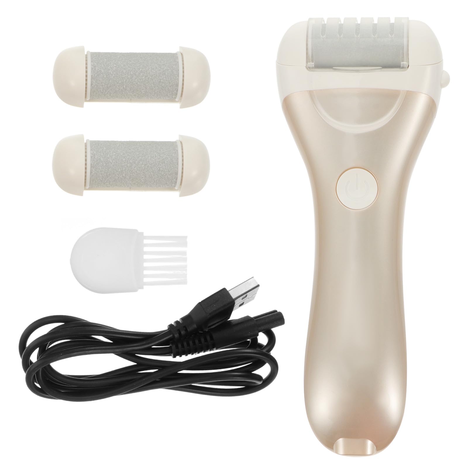 Râpe-pieds Électrique 1200 Ma Abs Rose, 1 Set, Pédicure