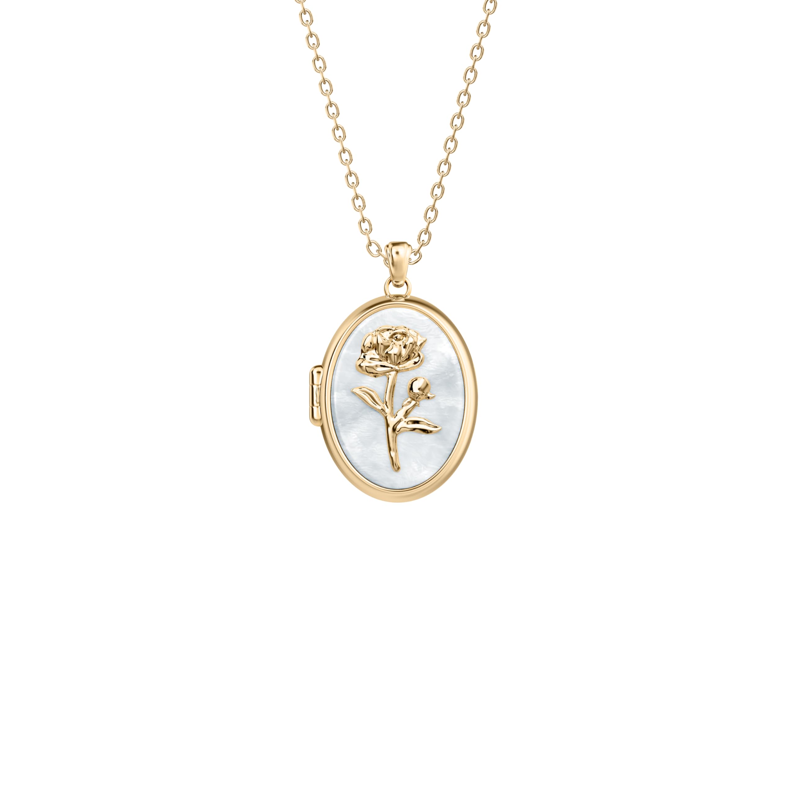 Fossil Locket Necklace for Women