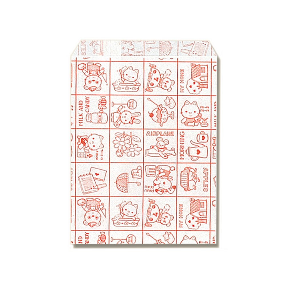 Amazon | ヘイコー 紙袋 柄小袋 ベロあり R-70 マイホーム 14x18cm 200 