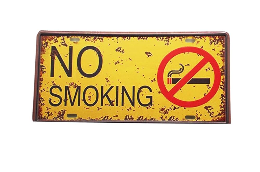 【ヴィンテージ看板】禁煙サイン TOBACCO FREE｜アメリカン雑貨 Amazon | speed mao 禁煙 サイン プレート おしゃれ