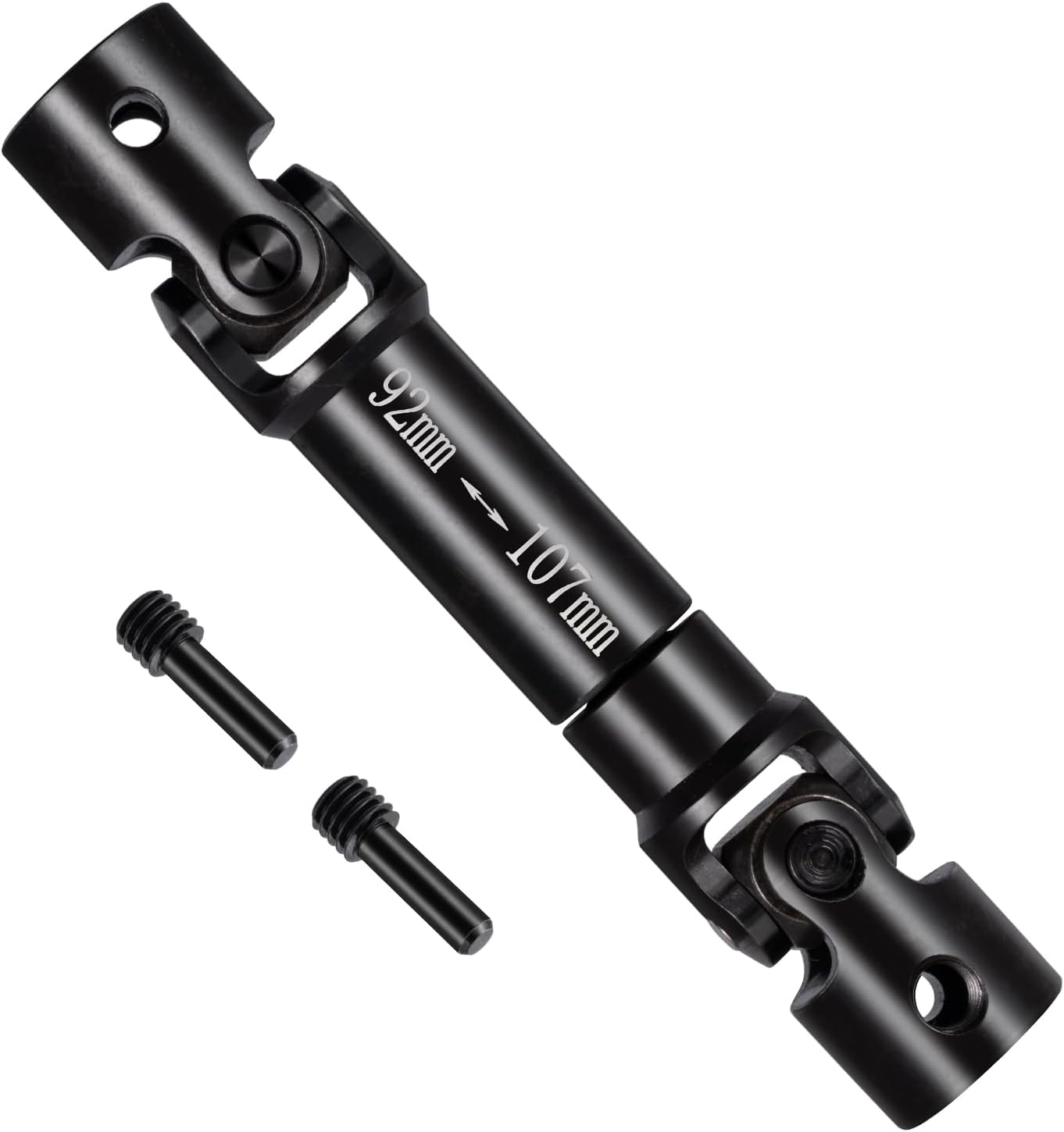 RCLIONS Steel RC Drive Shaft 92-107mm Center Driveshaft for 1/6th AXIAL SCX6 AXI05000 Crawler Car Upgrade Parts