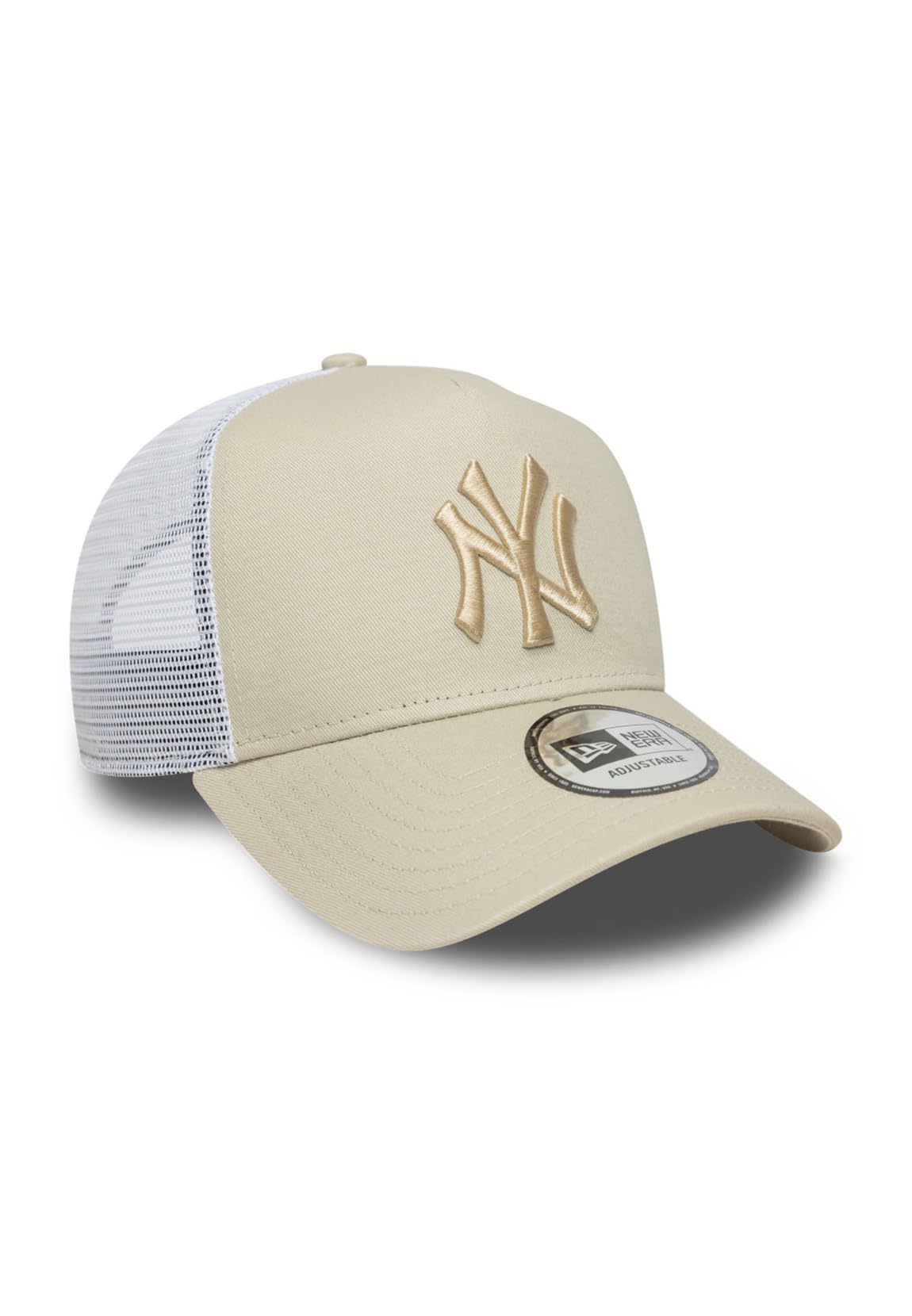 New Era Cappello da baseball MLB New York Yankees Essential per adulti, beige chiaro