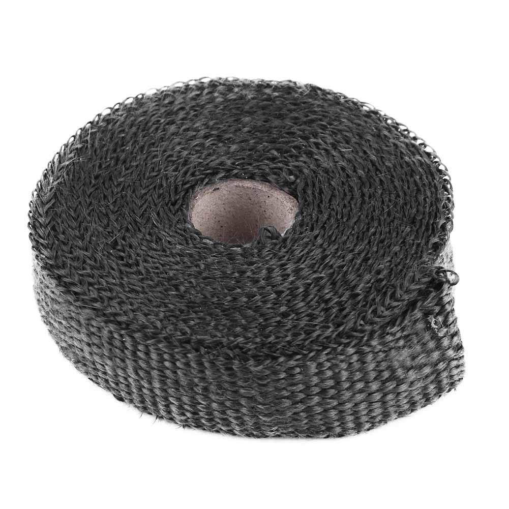 Amazon.com: 5m Car Insulation Tape Exhaust Heat Wrap with 4 Stainless Steel  Cable Ties for Motorcycle Fiberglass Heat Shield Tape(Black), Car  modification/retrofitting : Automotive