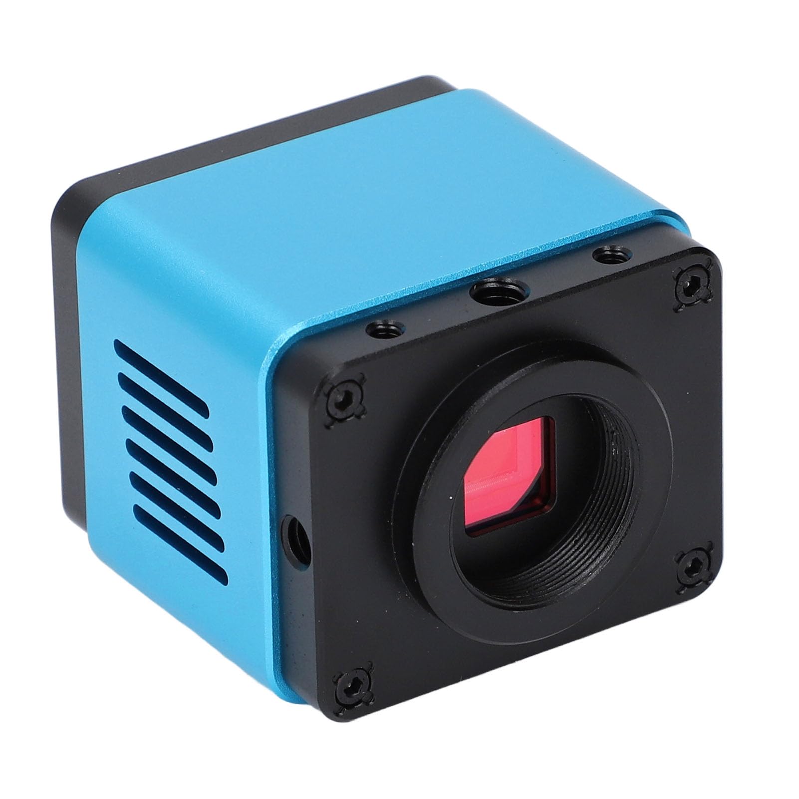 FTVOGUE Kamera Mikroskopowa 8,3 MP 4K USB Lutowanie Przemysłowe Naprawa Cyfrowy Obiektyw Wideo z Mocowaniem C z 16 Liniami Siatki i funkcją Zamrażania Jednym Dotknięciem w Celu (wtyczka UE)