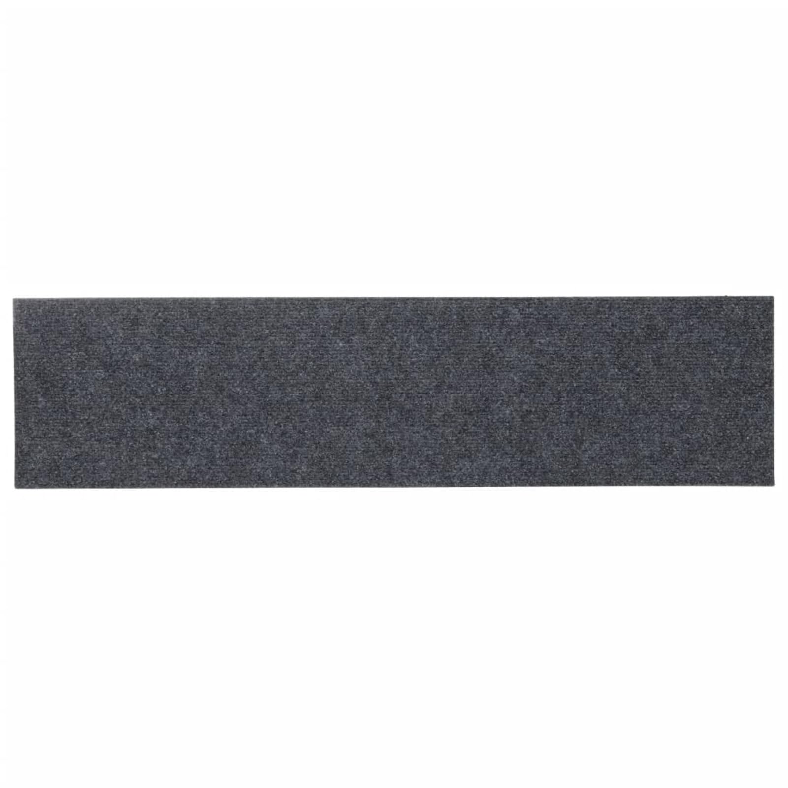 Tidyard Tapis d'escalier Autocollants Rectangulaire 15 pcs 76x20 cm, Rectangulaire Tapis Escalier Tapis de Sécurité pour Sol Protection, Enfants, Aînés et Animaux Style A