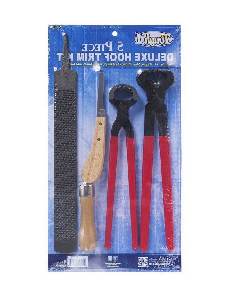 JT International Farrier Hoof Trim Tool Kit 5 Piece