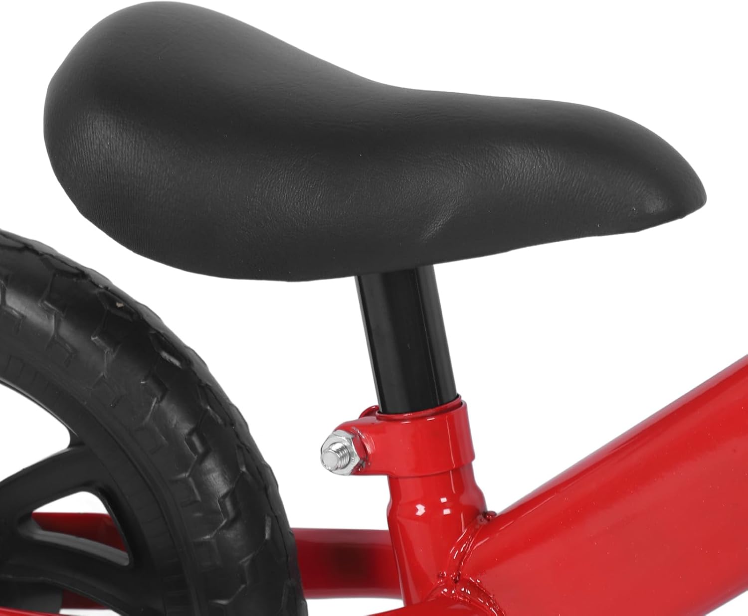 Toddler Balance Bicycle, Kids Walker Bike with Adjustable Seat Height, 12 Inch High Carbon Steel Frame, Foam Rubber Wheels for Ages 2-5, Balance Training Bike for