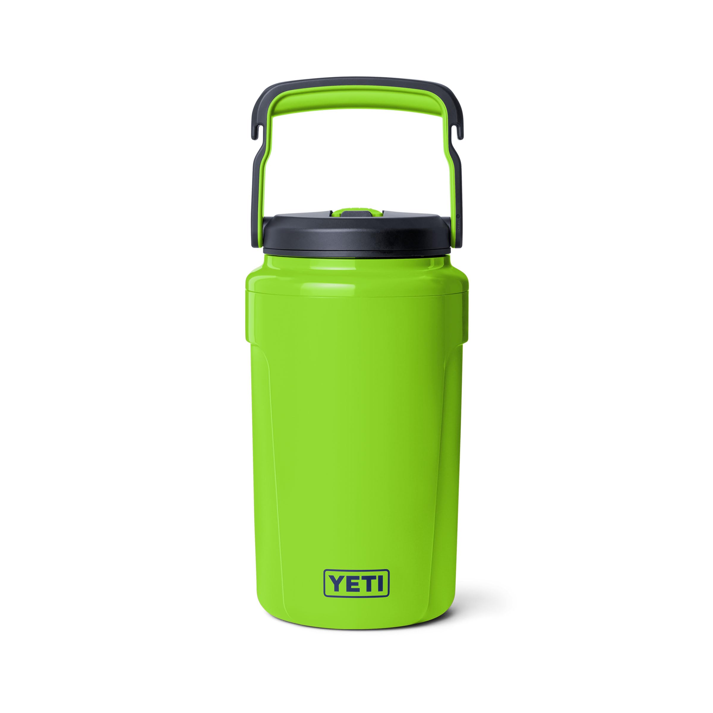 YETI Silo Half Gallon Insulated Straw Cap Water Jug โ Leakproof, Lightweight Sports Bottle with Fence Hook Handle โ Keeps Drinks Ice-Cold โ Ideal for Gym, Sports & Tournaments, Venom