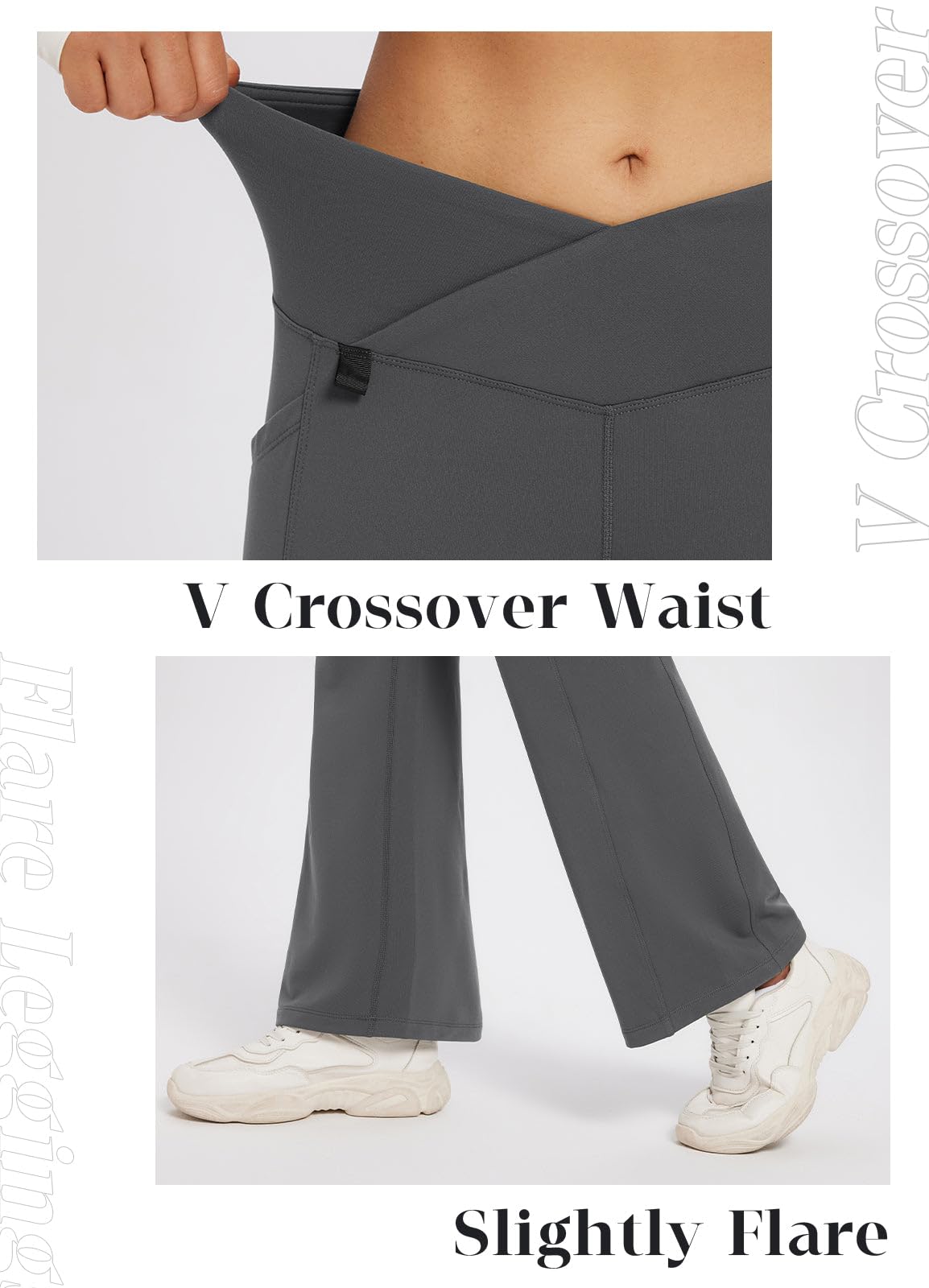 BALEAF Pantaloni da trekking da donna, impermeabili, antivento, termici, con tasche, primavera, autunno, XS-3XL