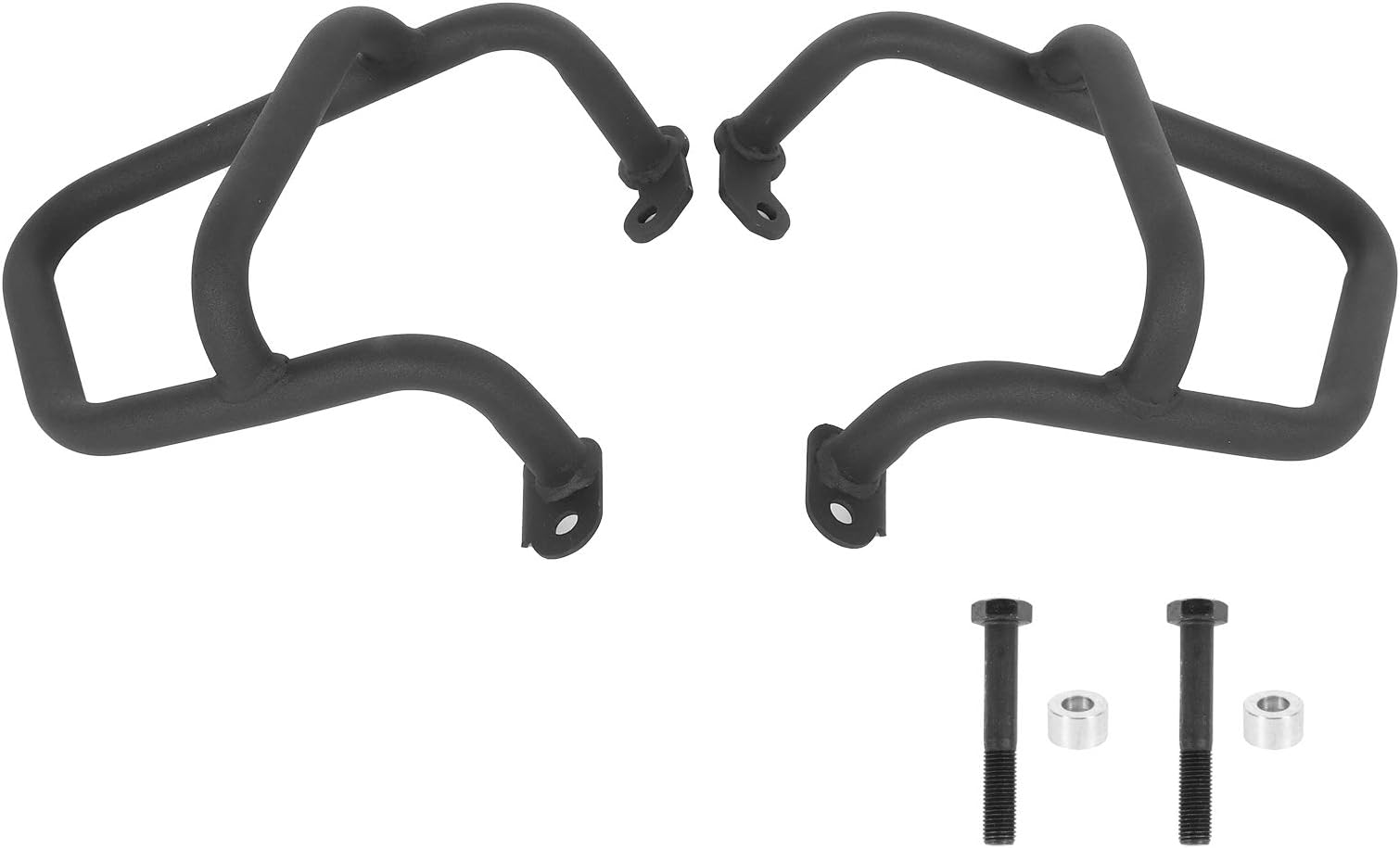 Aramox Engine Crash Bar,Iron Motorcycle Engine Crash Bar Guard Bumper Black Fits for Honda CB500X CB500F 2019‑2020