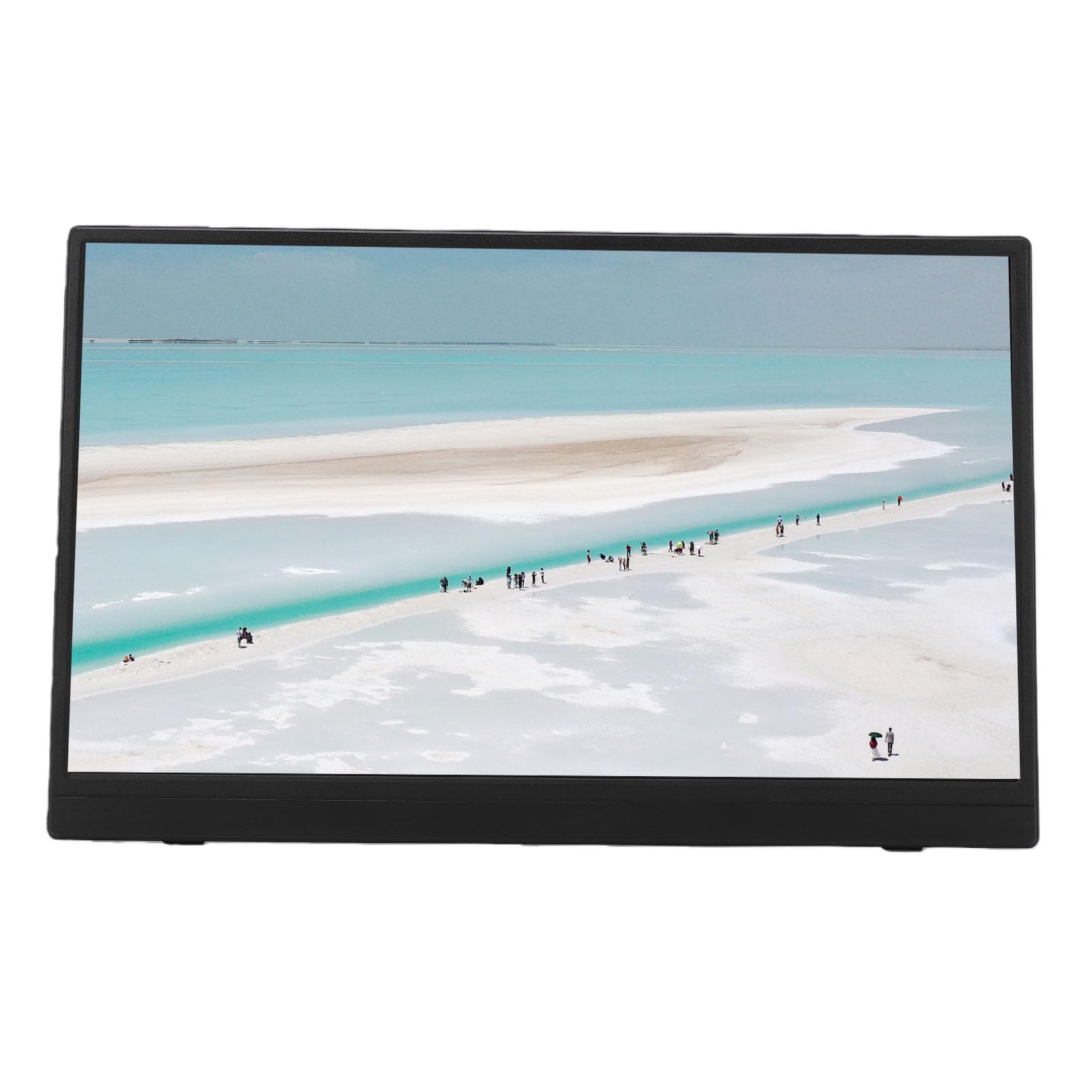 Denash Moniteur Portable avec Batterie 8000mAh, 15.6 Pouces, pour Usage